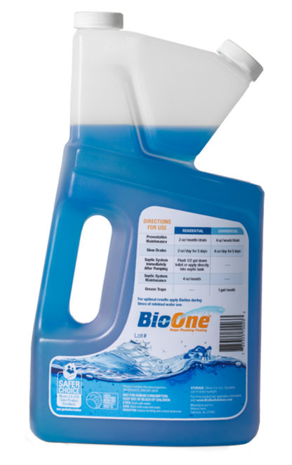 BioOne 64oz Bottle - Back Label