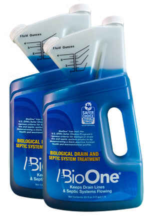 BioOne 64oz 2 Bottle Starter Pack for Residential & Commercial Liquid Drain & Septic Tank Maintenance