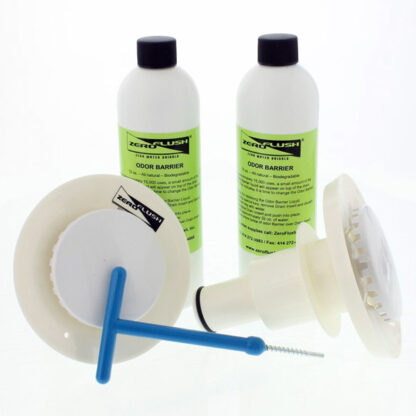 ZeroFlush ZF-KIT Odor Barrier Urinal Service Kit (2Pack)